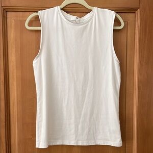 Banana Republic White Sleeveless Top